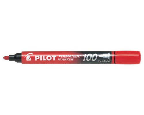 MARCADOR PERMANENTE PUNTA CONICA SCA-100 ROJO PILOT SCA-100-R (MIN12) (Espera 4 dias)