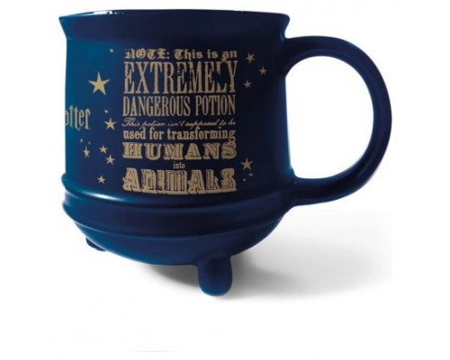 TAZA 3D CALDERO "POCIONES EXTREMADAMENTE PELIGROSAS" AZUL PYRAMID REDSTRING SCMG27203