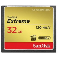 Sandisk 32GB Extreme memoria flash CompactFlash