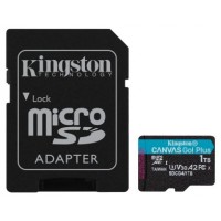 Kingston Technology Tarjeta microSDXC Canvas Go Plus Gen4 de 1 TB, 200 MB/s, A2 U3 V30 y adaptador