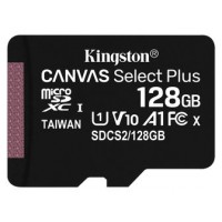 MICROSD KINGSTON 128GB CL10 UHS-l CANVAS SELECT PLUS