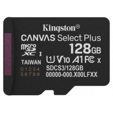 Kingston Technology 128GB micSDXC Canvas Select Plus Gen3 150R A1 (Adaptador de SD no incluido)