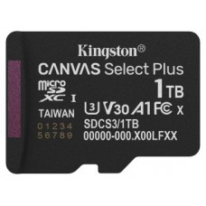 Kingston Technology 1TB micSDXC Canvas Select Plus Gen3 150R A1 (Adaptador de SD no incluido)