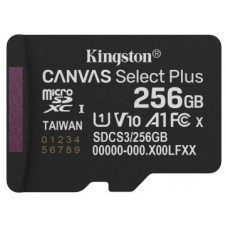 Kingston Technology 256GB micSDXC Canvas Select Plus Gen3 150R A1 (Adaptador de SD no incluido)