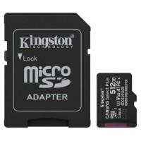 Kingston Technology 512GB microSDXC Canvas Select Plus Gen3 150MB/s A1 (Incluye adaptador de SD)