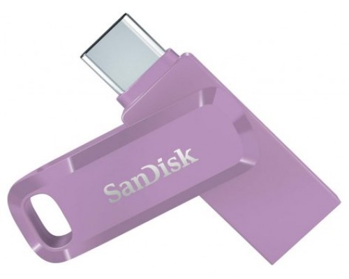 SanDisk Ultra Dual Drive Go USB 128GB unidad flash USB USB Type-A / USB Type-C 3.2 Gen 1 (3.1 Gen 1) Lavanda