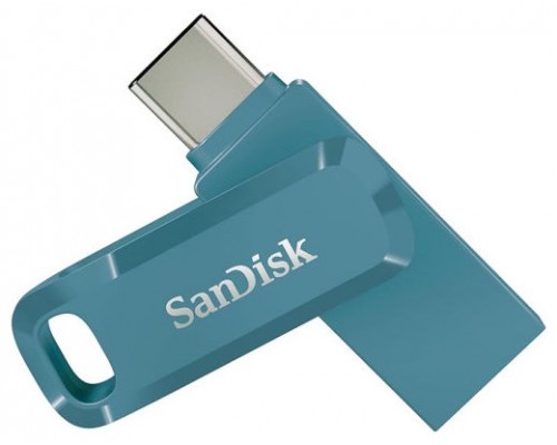 SanDisk Ultra Dual Drive Go USB 128GB unidad flash USB USB Type-A / USB Type-C 3.2 Gen 1 (3.1 Gen 1) Azul