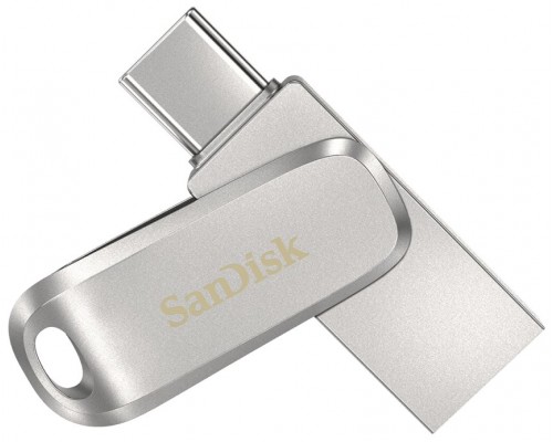 Sandisk Ultra Dual Drive Luxe unidad flash USB 64 GB USB Type-A / USB Type-C 3.2 Gen 1 (3.1 Gen 1) Acero inoxidable
