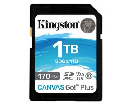 Kingston Technology Canvas Go! Plus 1 TB SD UHS-I Clase 10