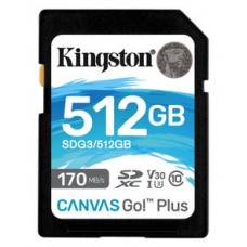 Kingston Technology Canvas Go! Plus memoria flash 512 GB SD Clase 10 UHS-I