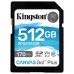 Kingston Canvas Go! Plus SD 512GB class 10 U3 V30