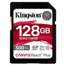 Kingston Technology Canvas React Plus 128 GB SD UHS-II Clase 10