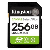 Kingston Technology 256 GB SDXC Canvas Select Plus Gen3 150 MB/s C10 UHS-I U1 V10