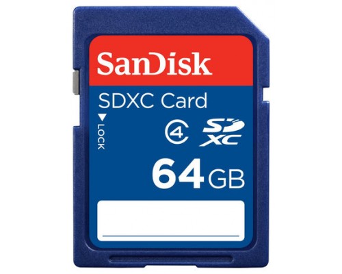 SanDisk 64GB SDXC memoria flash Clase 4