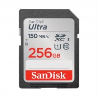 SANDISK ULTRA 256GB SDXC MEMORY CARD 150MB/S