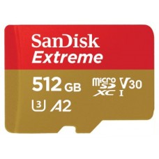 SanDisk Extreme 512 GB MicroSDHC UHS-I Clase 10