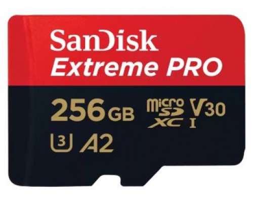 SanDisk Extreme PRO 256 GB MicroSDXC UHS-I Clase 10