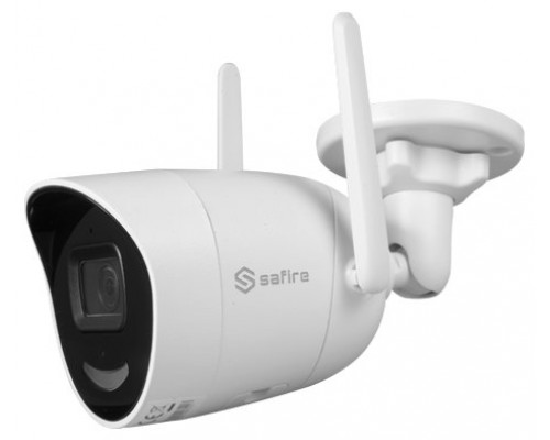 SAFIRE Camara IP 4 Megapixel 1/2.7"  Progressive Scan CMOS H.265 / H.264, Audio Lente 2.8 mm | W