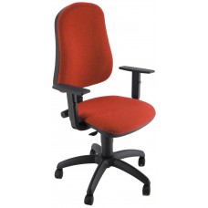 SILLA UNISIT ADMINISTRATIVA CP SIMPLE ROJA BRAZOS