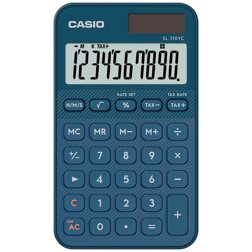 CASIO SL-310YC AZUL MARINO / CALCULADORA DE BOLSILLO