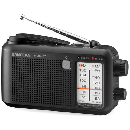 SANGEAN MMR-77 FCC MATT BLACK / RADIO PORTÁTIL-M011 SANGEAN MMR-77 FCC MATT BLACK / RADIO PORTÁTIL