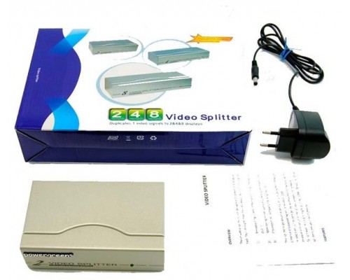 SPLITTER VGA PG 2 PUERTOS 250MHZ