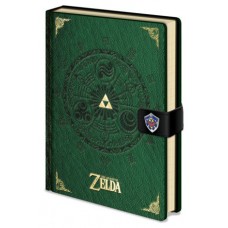 CUADERNO PREMIUM THE LEGEND OF ZELDA MEDALLÓN PYRAMID REDSTRING SR72444