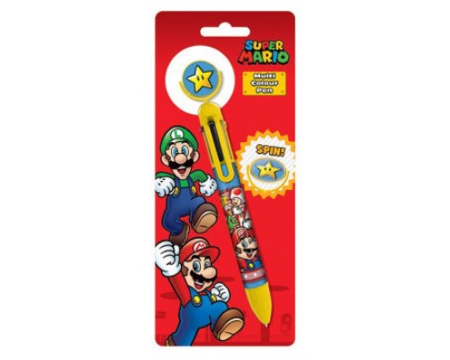 BOLÍGRAFO MULTICOLOR SUPER MARIO PYRAMID REDSTRING SR72884