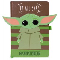 CUADERNO PREMIUM MANDALORIAN IM ALL EARS VERDE PYRAMID INTERNATIONAL SR73280