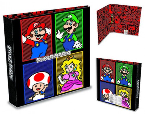 ARCHIVADOR DE ANILLAS A4 SUPER MARIO (4 COLORES) 31,5 X 25 PYRAMID REDSTRING SR73817