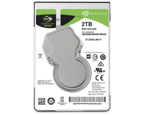 Seagate Guardian BarraCuda ST2000LM015 - disco duro -