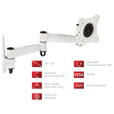 FONESTAR STV-649B SOPORTE MONITOR / TV BLANCO DE 13" A 27"-M07 FONESTAR STV-649B SOPORTE MONITOR / TV BLANCO DE 13" A 27"