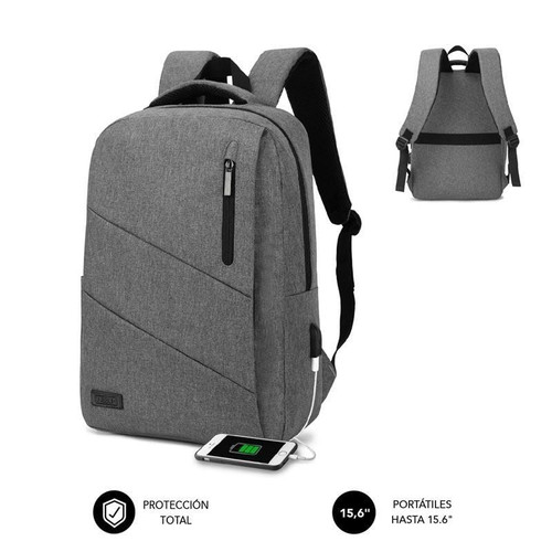 MOCHILA SUBBLIM CITY BACKPACK 15,6" GREY-DI6 MOCHILA SUBBLIM CITY BACKPACK 15,6" GREY