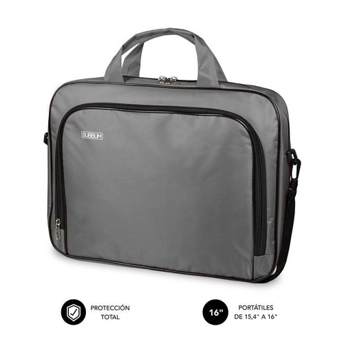Maletin subblim oxford portatil 15.4 pulgadas - 16 pulgadas gris-MR4 Maletin subblim oxford portatil 15.4 pulgadas - 16 pulgadas gris