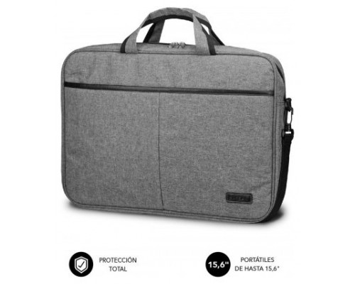 SUBBLIM Maletín Ordenador Elite Laptop Bag 15,6" Grey