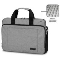 SUBBLIM Maletín Ordenador Air Padding Laptop bag 13,3-14" Grey