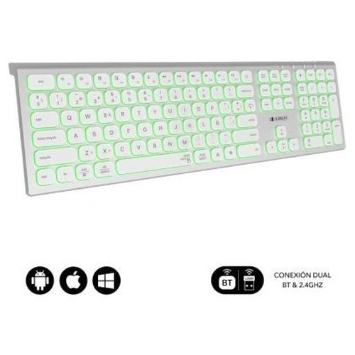 SUBBLIM Teclado Bluetooth/2.4G Master iluminado Ext P/B