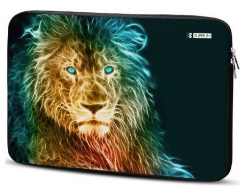 SUBBLIM Funda Ordenador Neopreno Trendy Sleeve Neo Lion 13,3-14"
