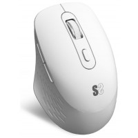 SUBBLIM Ratón CURVE ERGO DUAL MOUSE BATTERY WHITE