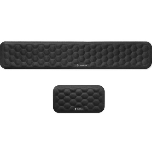 PACK SUBBLIM ERGO AIRPADDING - REPOSAMUÑECAS TECLADO Y RATON NEGRO-DI3 PACK SUBBLIM ERGO AIRPADDING - REPOSAMUÑECAS TECLADO Y RATON NEGRO