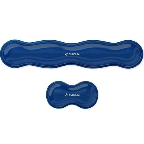 KIT ALFOMBRILLA TECLADO + RATON WRIST REST AZUL OSCURO SUBBLIM (Espera 4 dias)-SX4 KIT ALFOMBRILLA TECLADO + RATON WRIST REST AZUL OSCURO SUBBLIM (Espera 4 dias)