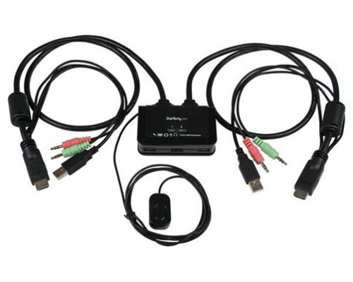 STARTECH CONMUTADOR SWITCH KVM 2 PUERTOS HDMI® USB