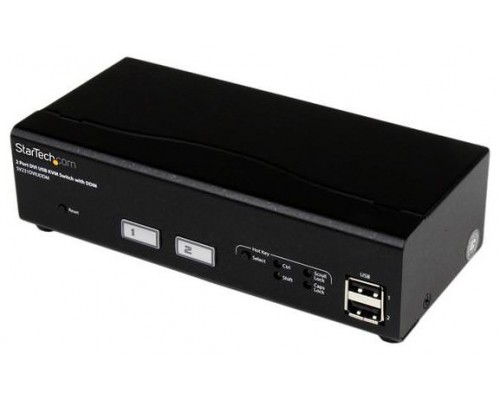 STARTECH SWITCH CONMUTADOR KVM 2 PUERTOS DVI USB C