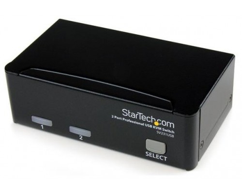 STARTECH CONMUTADOR SWITCH PROFESIONAL KVM 2 PUERT