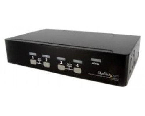 STARTECH DATA SWITCH KVM 4X1 MON+TEC+RAT USB