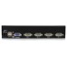 STARTECH DATA SWITCH KVM 4X1 MON+TEC+RAT USB