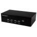 STARTECH CONMUTADOR KVM 4 PUERTOS VGA DOBLES USB