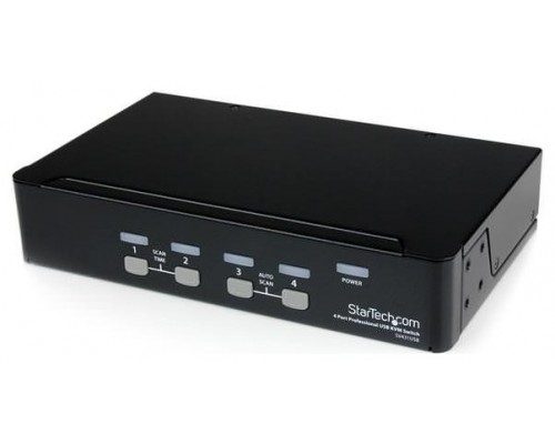 STARTECH CONMUTADOR SWITCH PROFESIONAL KVM 4 PUER