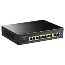 STRONG SWITCH 8 POE CON 2 ENLACES ASCENDENTES ETHERNET