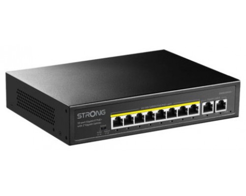 STRONG SWITCH 8 POE CON 2 ENLACES ASCENDENTES ETHERNET